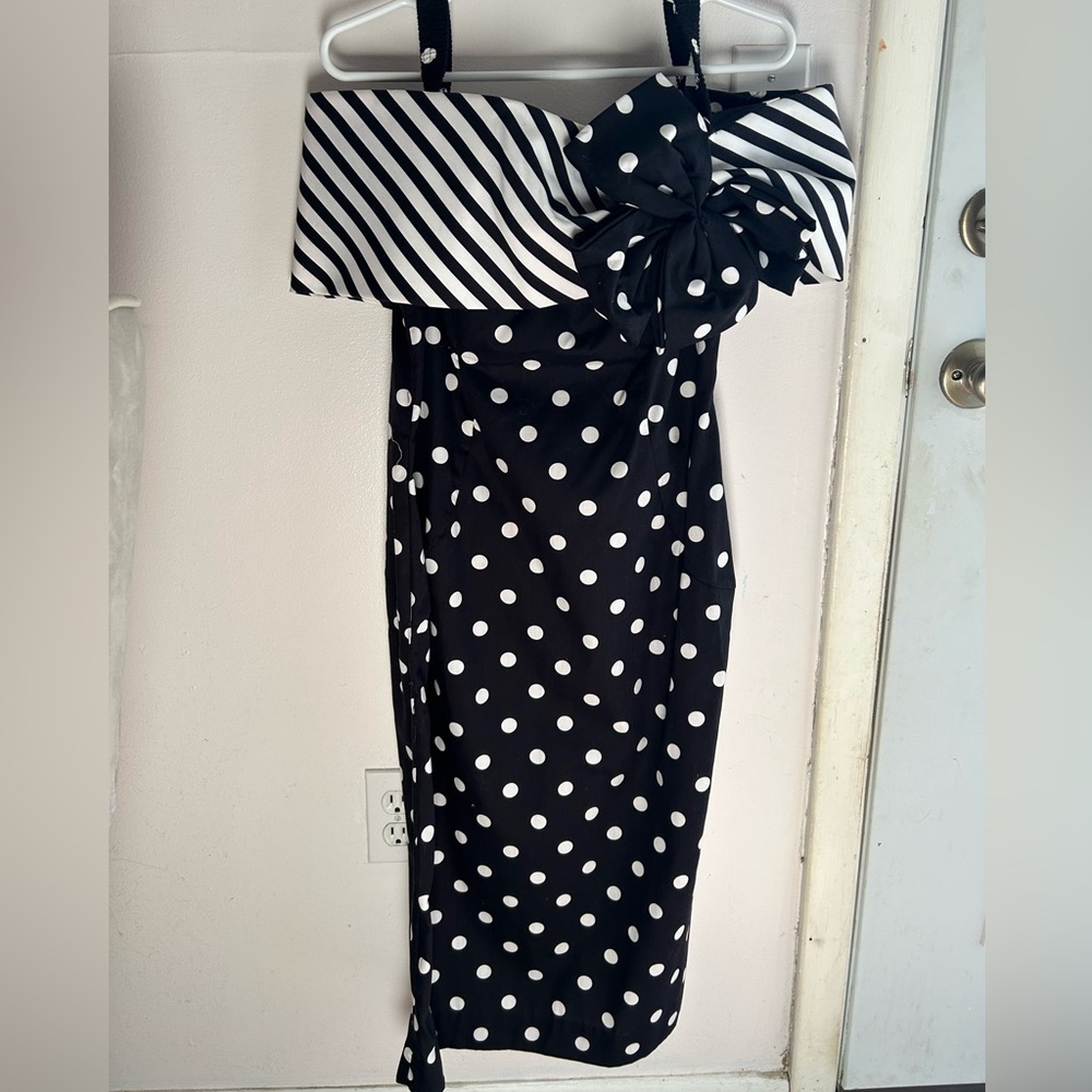 Act 1 New York polka dot dress